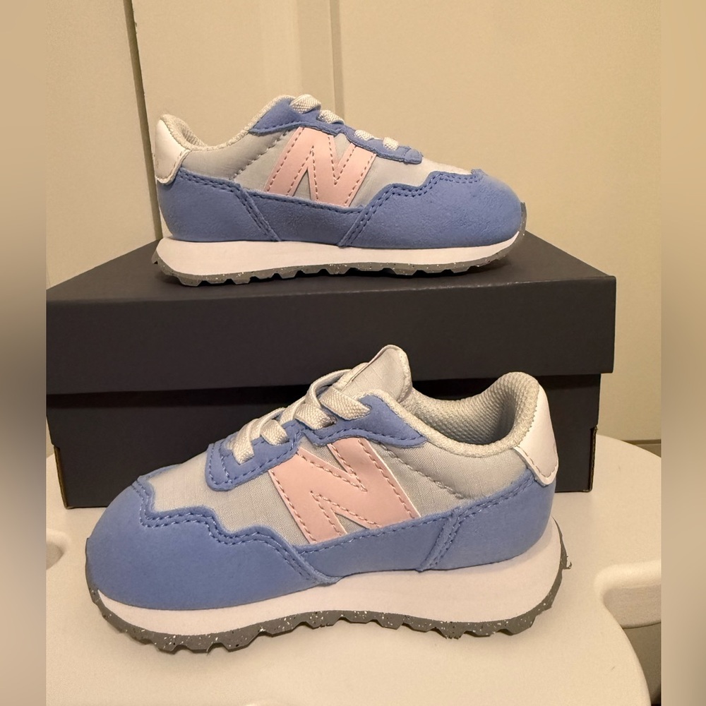 New Balance Kids' Sneakers in Blue and Pink